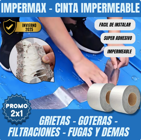 Cinta Impermeable Premium ¡Adios goteras! - 10cm X 5m 💧